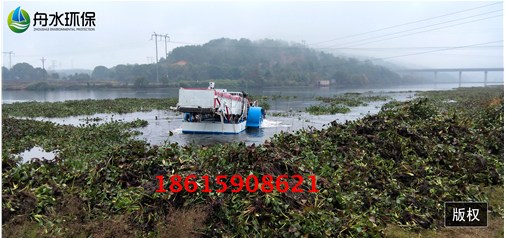 江西省现场打捞船水葫芦工作视频